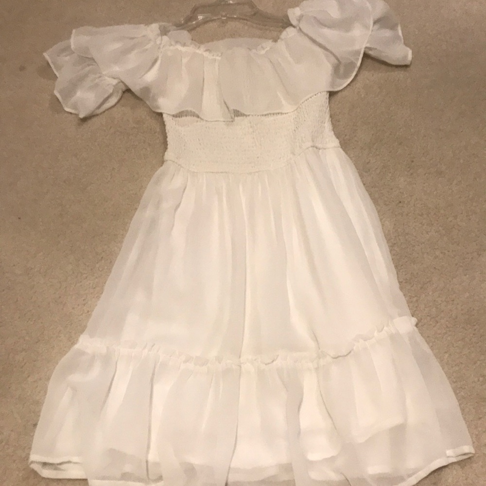 Hollister White off the shoulder dress